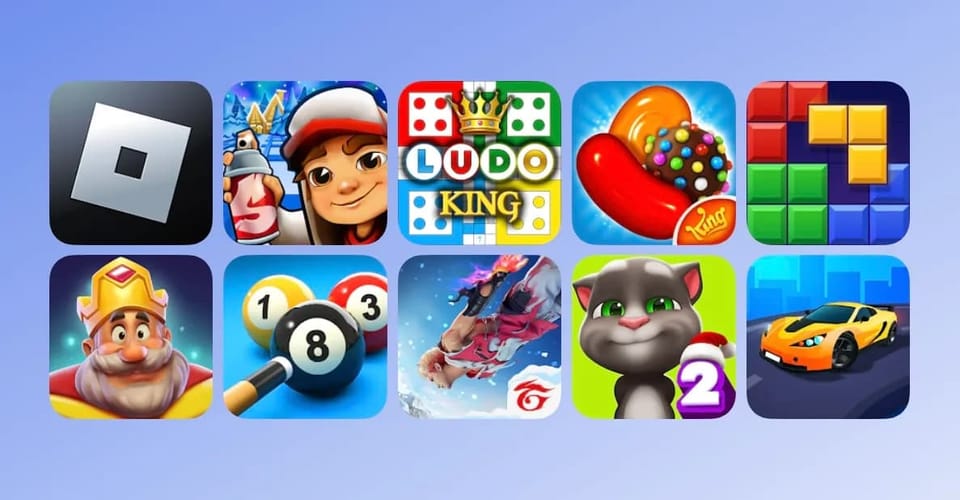 Most Downloaded Mobile Games of All Time